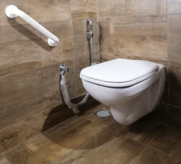 ABS Straight Grab Bar - 35cm (With Steel Insert)